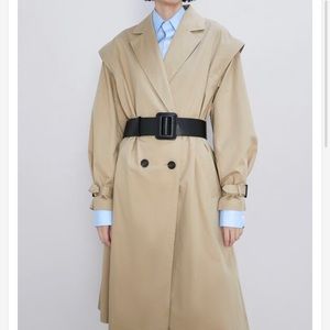 Zara double breasted trench coat